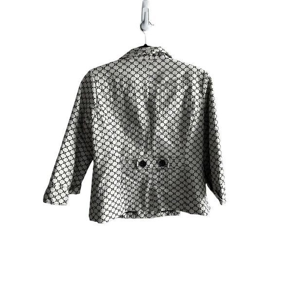 Kim by Kim Rogers white and white suit blazer size medium (tag cut) - Picture 3 of 7